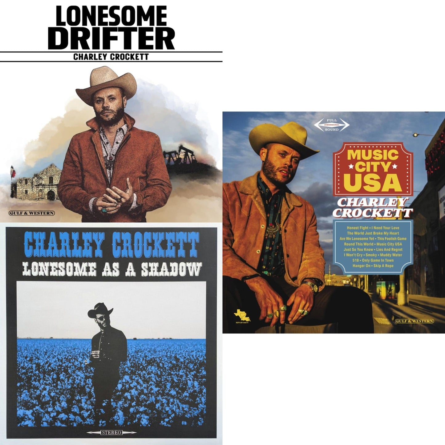 Lonesome Drifter (180G) & Lonesome As A Shadow & Music City Usa