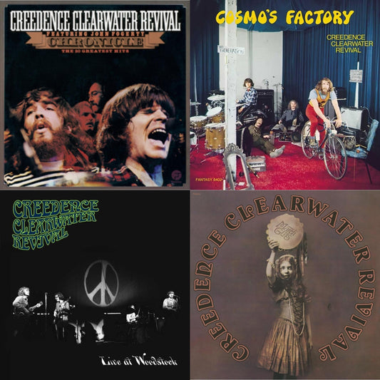 Chronicle: 20 Greatest Hits & Cosmo's Factory (180G) & Live At Woodstock (2 LP) & Mardi Gras (Remastered 2025) (Gold LP Vinyl)