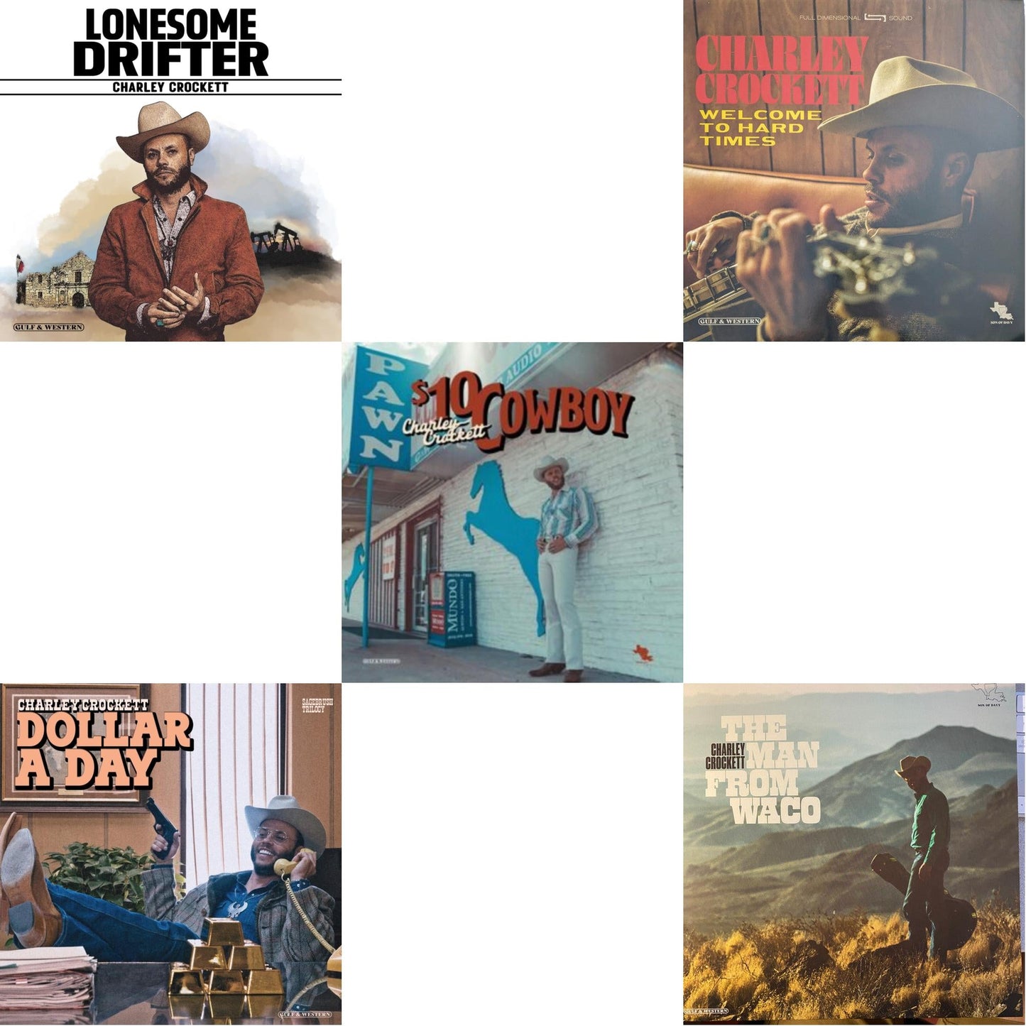 Lonesome Drifter (180G) & Dollar A Day & $10 Cowboy & Welcome To Hard Times & Man From Waco