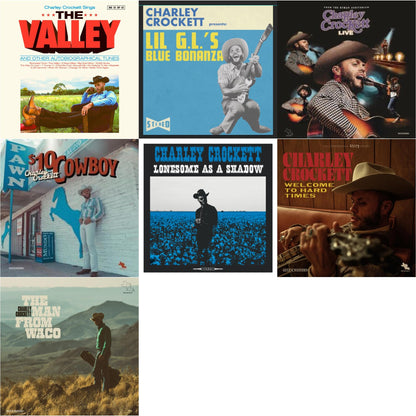 Valley & Lil G.L.'S Blue Bonanza & Live From The Ryman (2LP) & $10 Cowboy & Lonesome As A Shadow & Welcome To Hard Times & Man From Waco