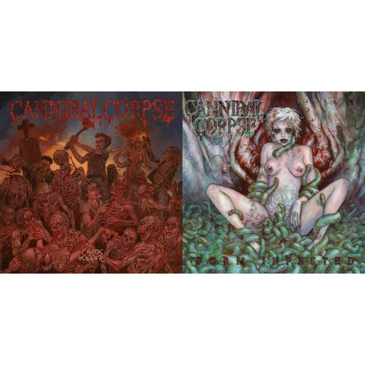 Chaos Horrific (Blue Smoke LP Vinyl) & Worm Infested