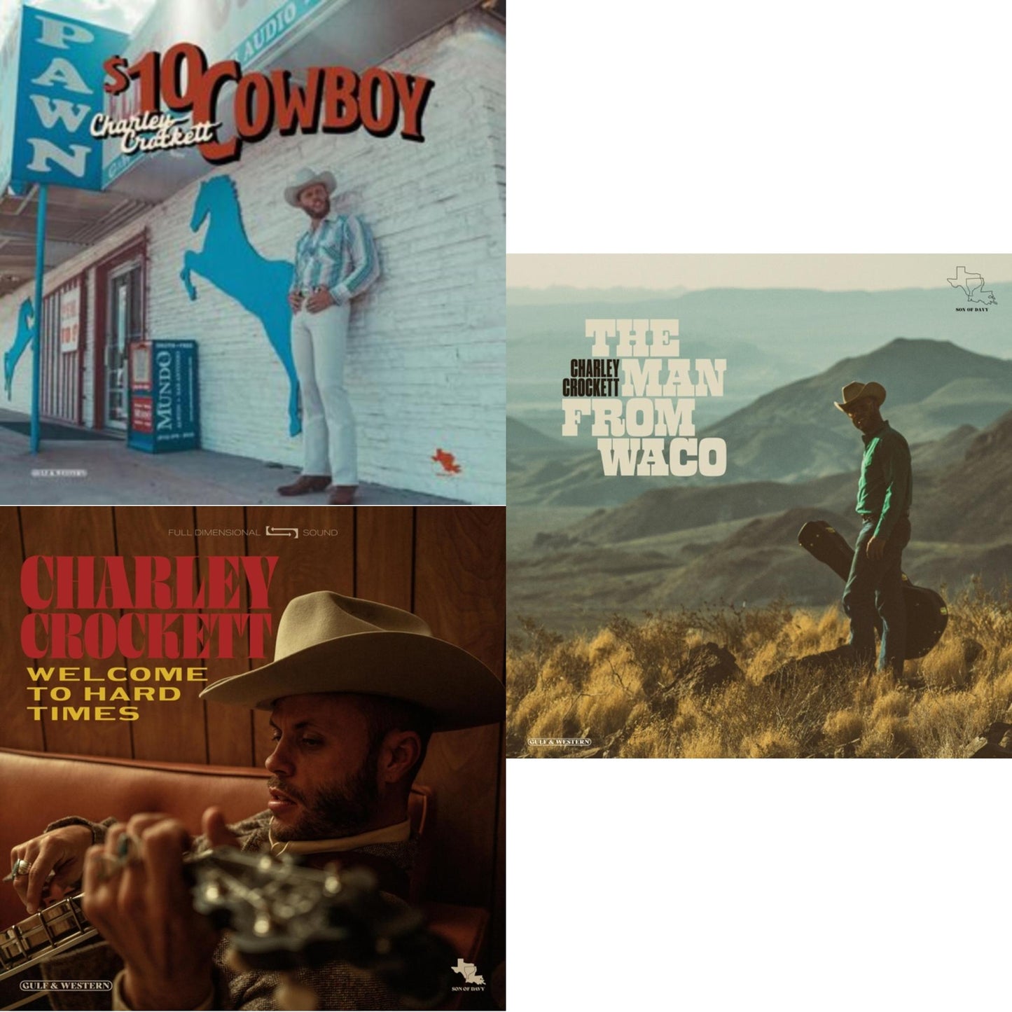 $10 Cowboy & Welcome To Hard Times & Man From Waco