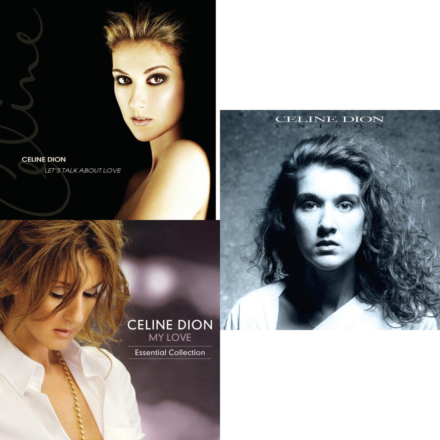 Let's Talk About Love (Limited Edition/Opaque Orange Color Vinyl/2LP) & My Love Essential Collection (2LP) & Unison ( Crystal Clear LP Vinyl)