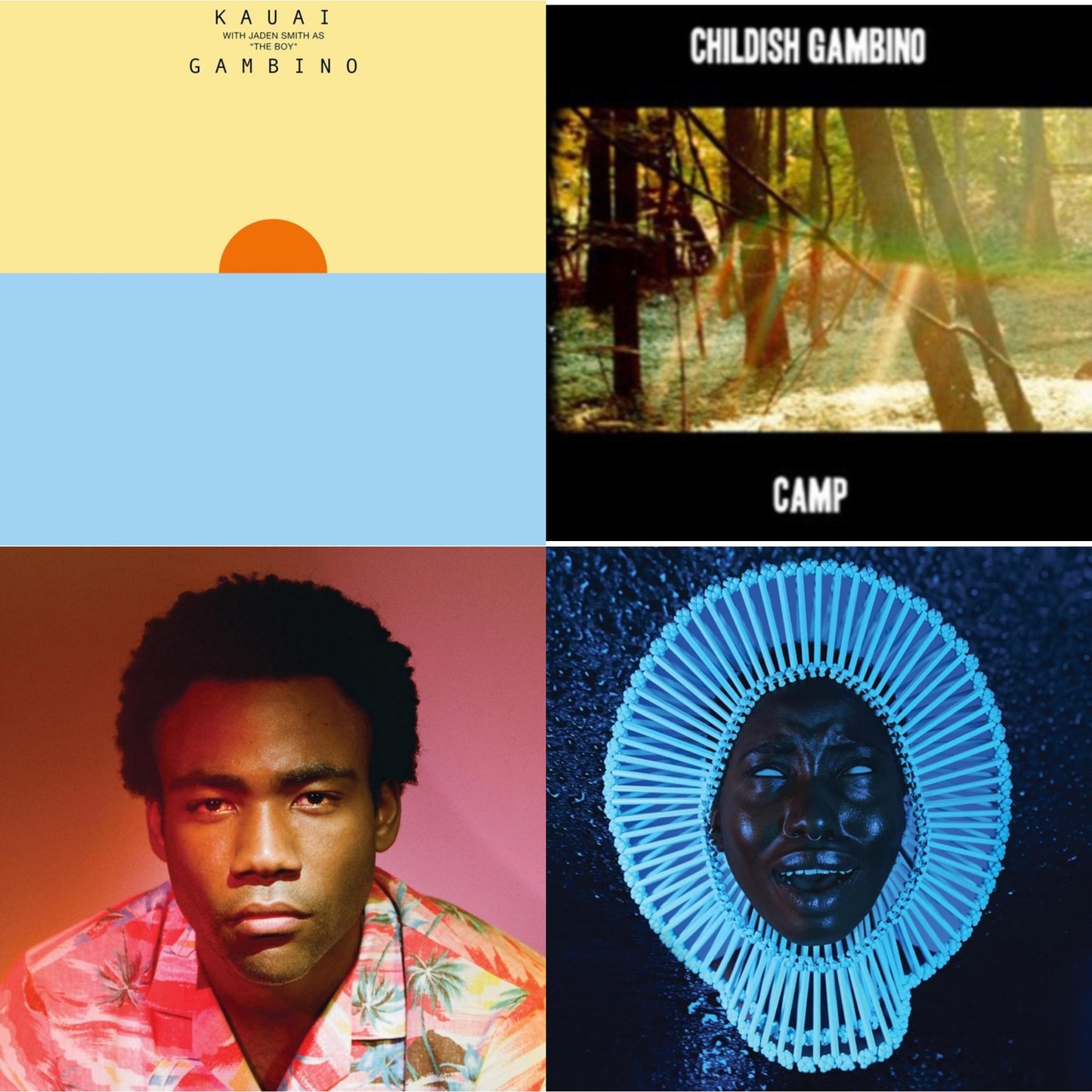 Because The Internet & Kauai & Awaken, My Love & Camp