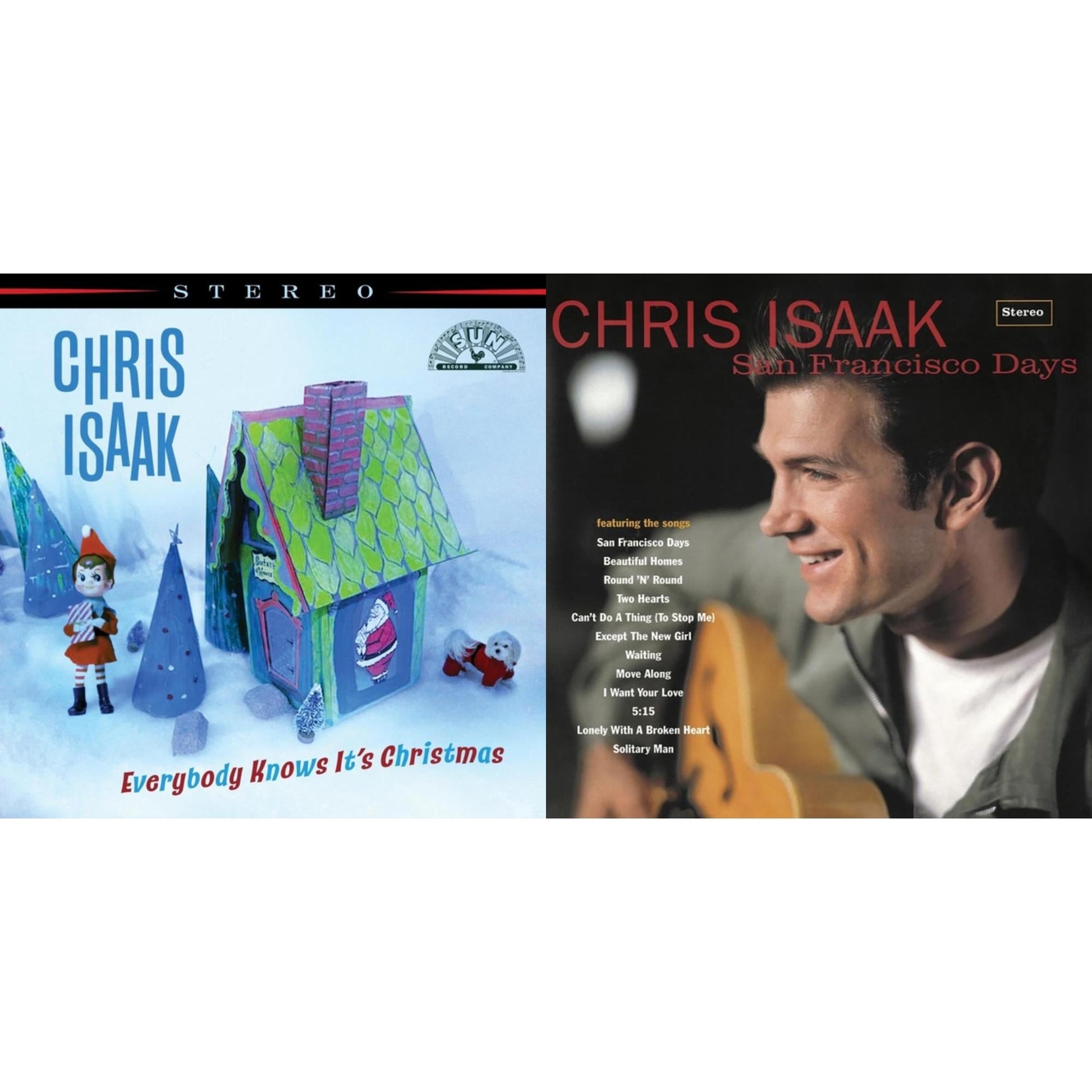 This is a 2 LP Vinyl SKU bundle.
1.This LP Vinyl is brand new.Format: LP VinylMusic Style: Synth-popThis item's title is: Everybody Knows It's Christmas (Candy Floss Colored LP Vinyl)Artist: Chris IsaakLabel: CHRIS ISAAKBarcode: 792755801666Release Date: 11/18/2022
2.