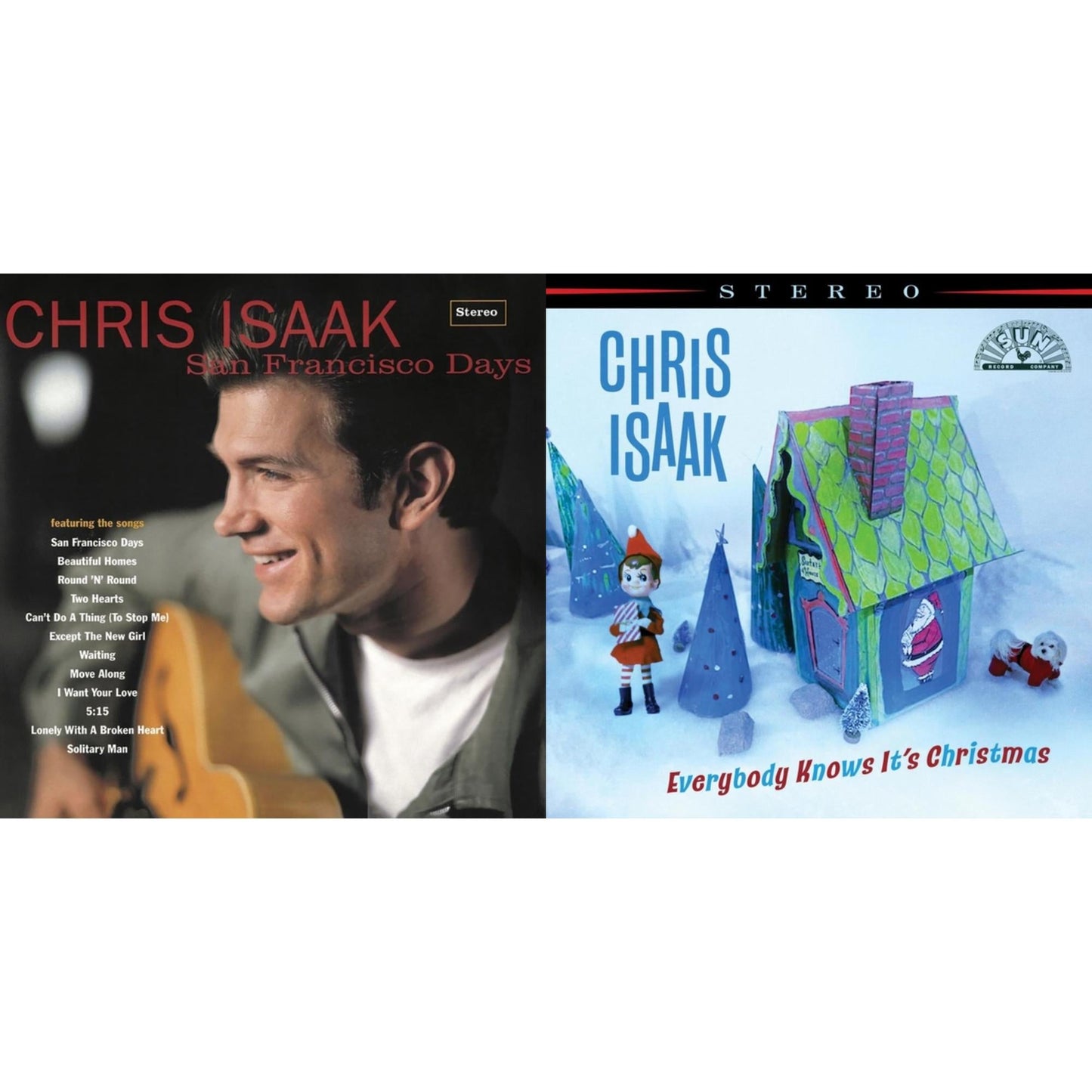 This is a 2 LP Vinyl SKU bundle.
1.This LP Vinyl is brand new.Format: LP VinylThis item's title is: Everybody Knows It's Christmas (Deluxe) (Spring Green/Bone White Swirl LP Vinyl)Artist: Chris IsaakLabel: CHRIS ISAAKBarcode: 792755802366Release Date: 10/20/2023
2.