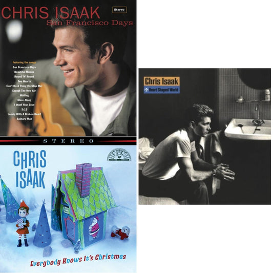 This is a 3 LP Vinyl SKU bundle.
1.This LP Vinyl is brand new.Format: LP VinylThis item's title is: San Francisco DaysArtist: Chris IsaakBarcode: 792755802854Release Date: 6/14/2024
2.This LP Vinyl is brand new.