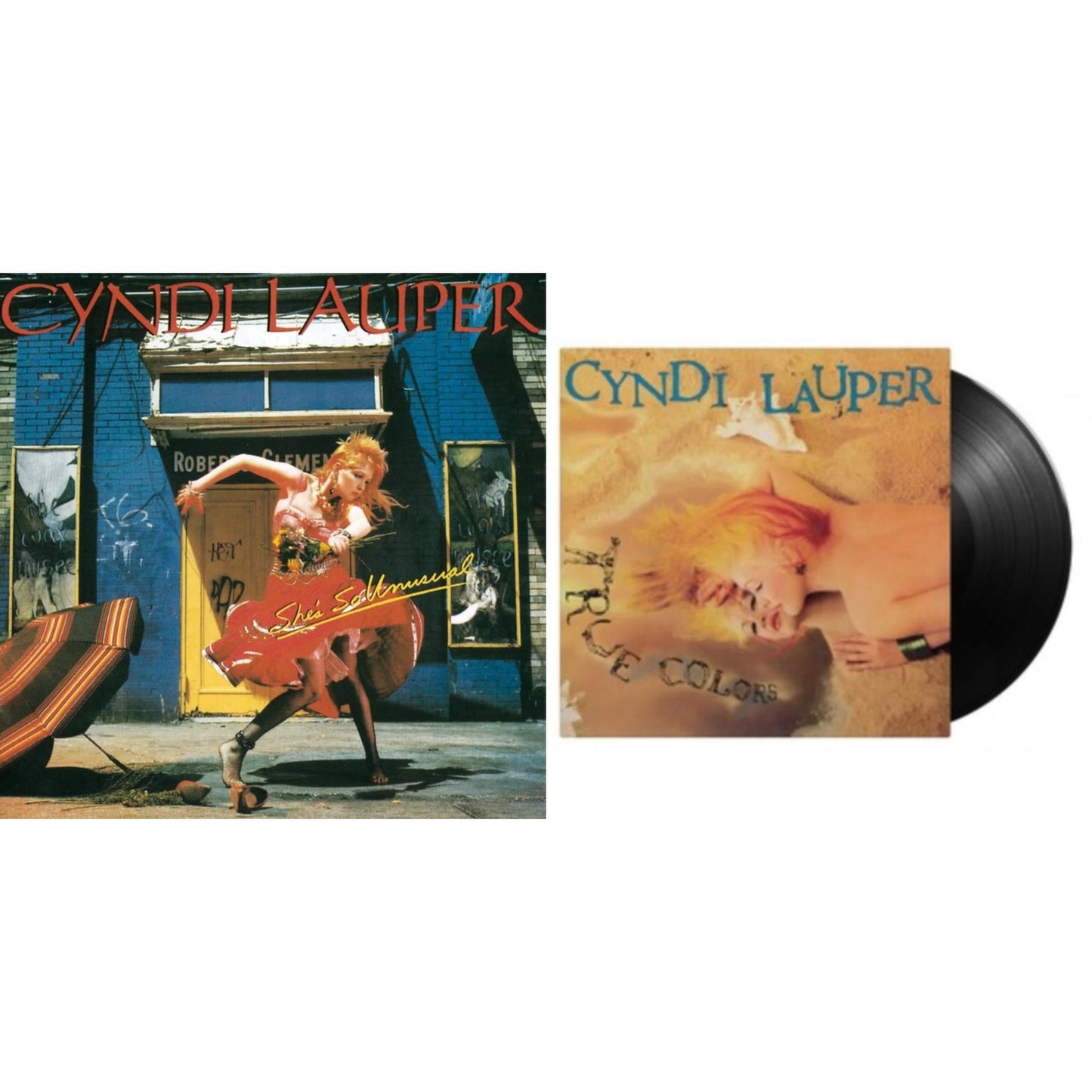 She's So Unusual (Opaque Blue LP Vinyl) & True Colors (180G)