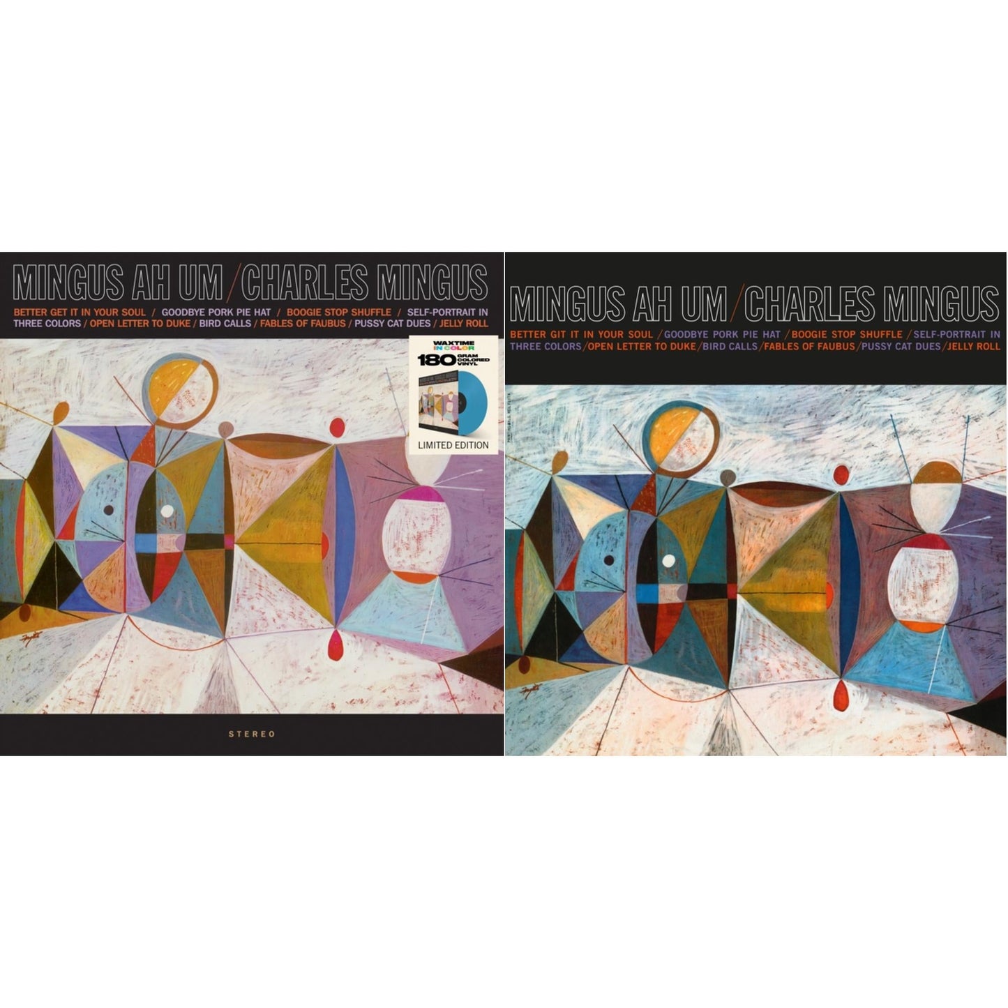 Ah Hum (Limited/180G/Solid Blue LP Vinyl) & Mingus Ah Um (Blue LP Vinyl)