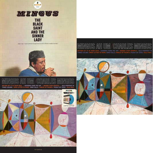 Black Saint & Sinner Lady & Ah Hum (Limited/180G/Solid Blue LP Vinyl) & Mingus Ah Um (Blue LP Vinyl)