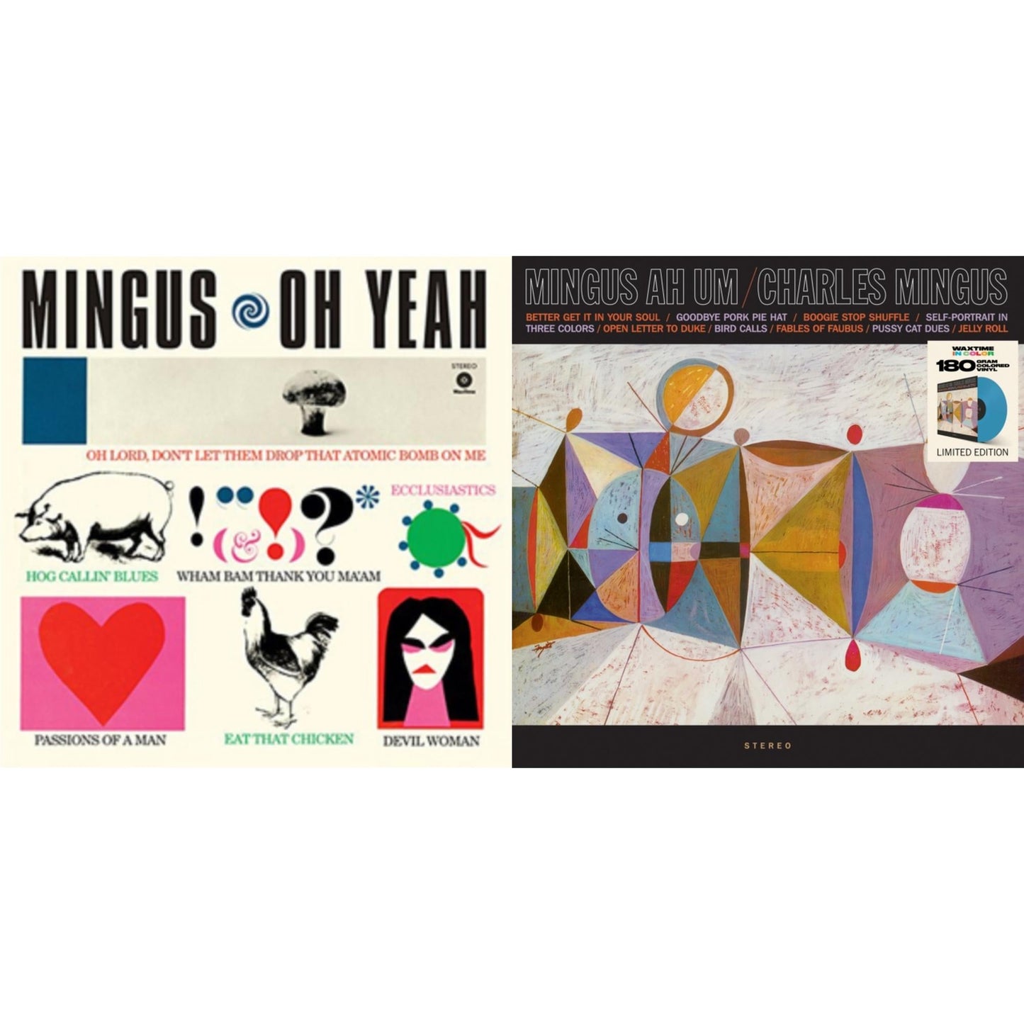 Oh Yeah (180G/Dmm/Bonus Track) & Ah Hum (Limited/180G/Solid Blue LP Vinyl)