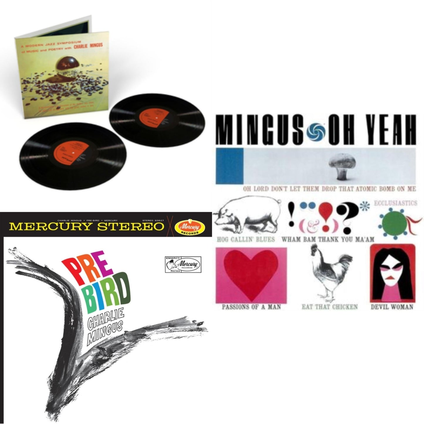 This is a 3 LP Vinyl SKU bundle.
1.This LP Vinyl is brand new.Format: LP VinylMusic Style: Post BopThis item's title is: Modern Jazz Symposium On Music & PoetryArtist: Charles MingusLabel: NEW LANDBarcode: 5051083175746Release Date: 10/28/2022
2.This LP Vinyl is brand new.