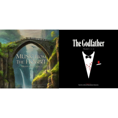 Godfather Trilogy I - Ii - Iii (Splatter Grey & Red Vinyl/2LP) & Hobbit: Film Music Collection
