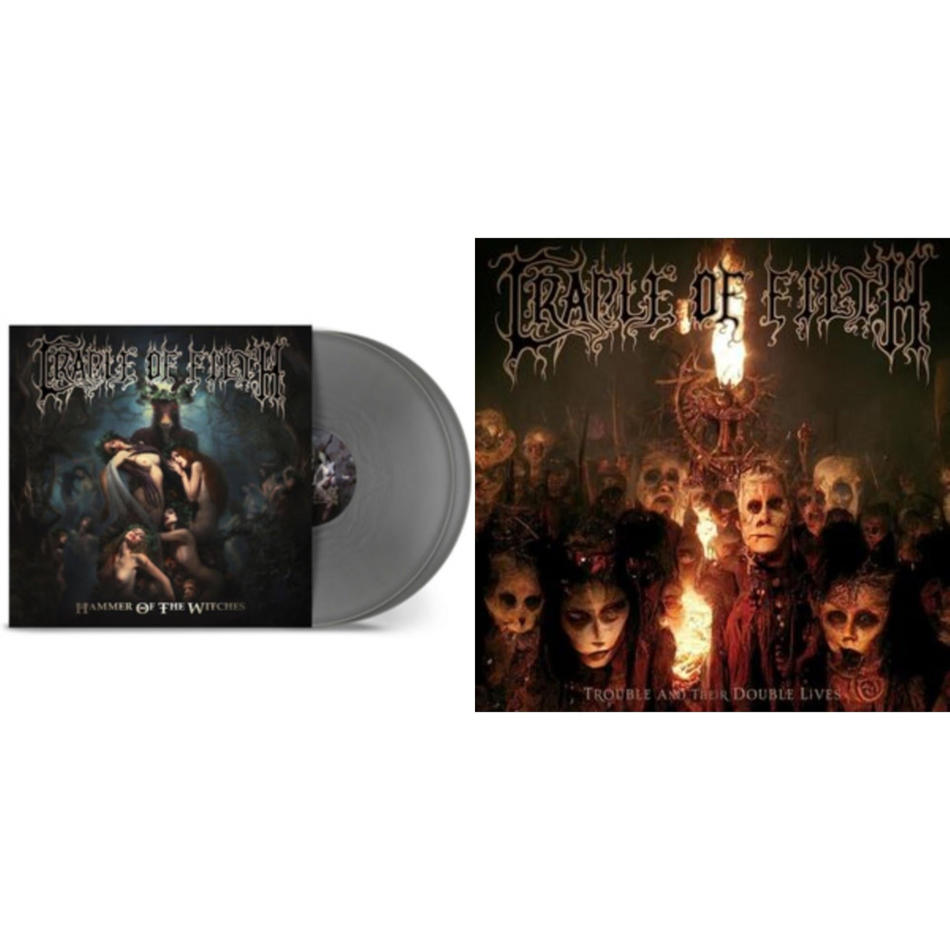 This is a 2 LP Vinyl SKU bundle.
1.This LP Vinyl is brand new.Format: LP VinylThis item's title is: Hammer Of The Witches (Silver LP Vinyl)Artist: Cradle Of FilthBarcode: 727361356132Release Date: 5/17/2024
2.This LP Vinyl is brand new.