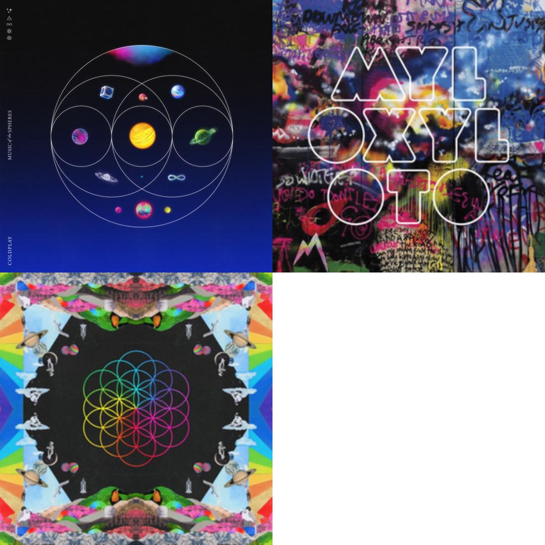 This is a 3 CD SKU bundle.
1.This CD is brand new.Format: CDThis item's title is: Music Of The SpheresArtist: ColdplayLabel: ATLANTIC RECORDSBarcode: 190296666988Release Date: 10/15/2021
2.This CD is brand new.