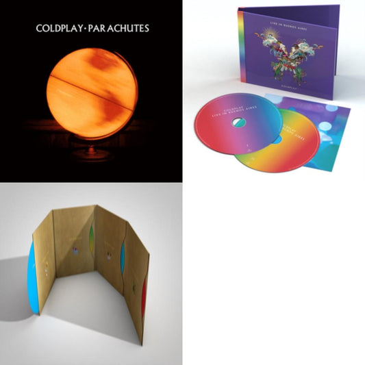 This is a 3 CD SKU bundle.
1.This CD is brand new.Format: CDMusic Style: Alternative RockThis item's title is: ParachutesArtist: ColdplayLabel: Rock/PopBarcode: 724352778324Release Date: 7/10/2000
2.This CD is brand new.
