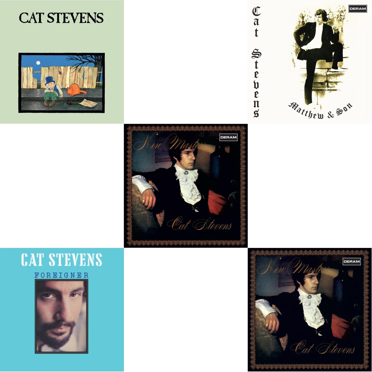 Teaser & The Firecat & Foreigner & New Masters & Matthew & Son (Cream LP Vinyl) & New Masters (Deep Red LP Vinyl)