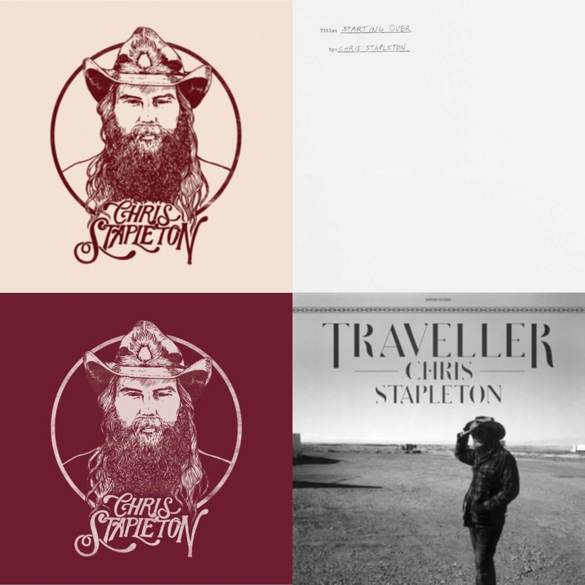 This is a 4 LP Vinyl SKU bundle.
1.This LP Vinyl is brand new.Format: LP VinylMusic Style: CountryThis item's title is: From A Room: Vol.1Artist: Chris StapletonLabel: Mercury NashvilleBarcode: 602557420678Release Date: 5/5/2017
2.This LP Vinyl is brand new.