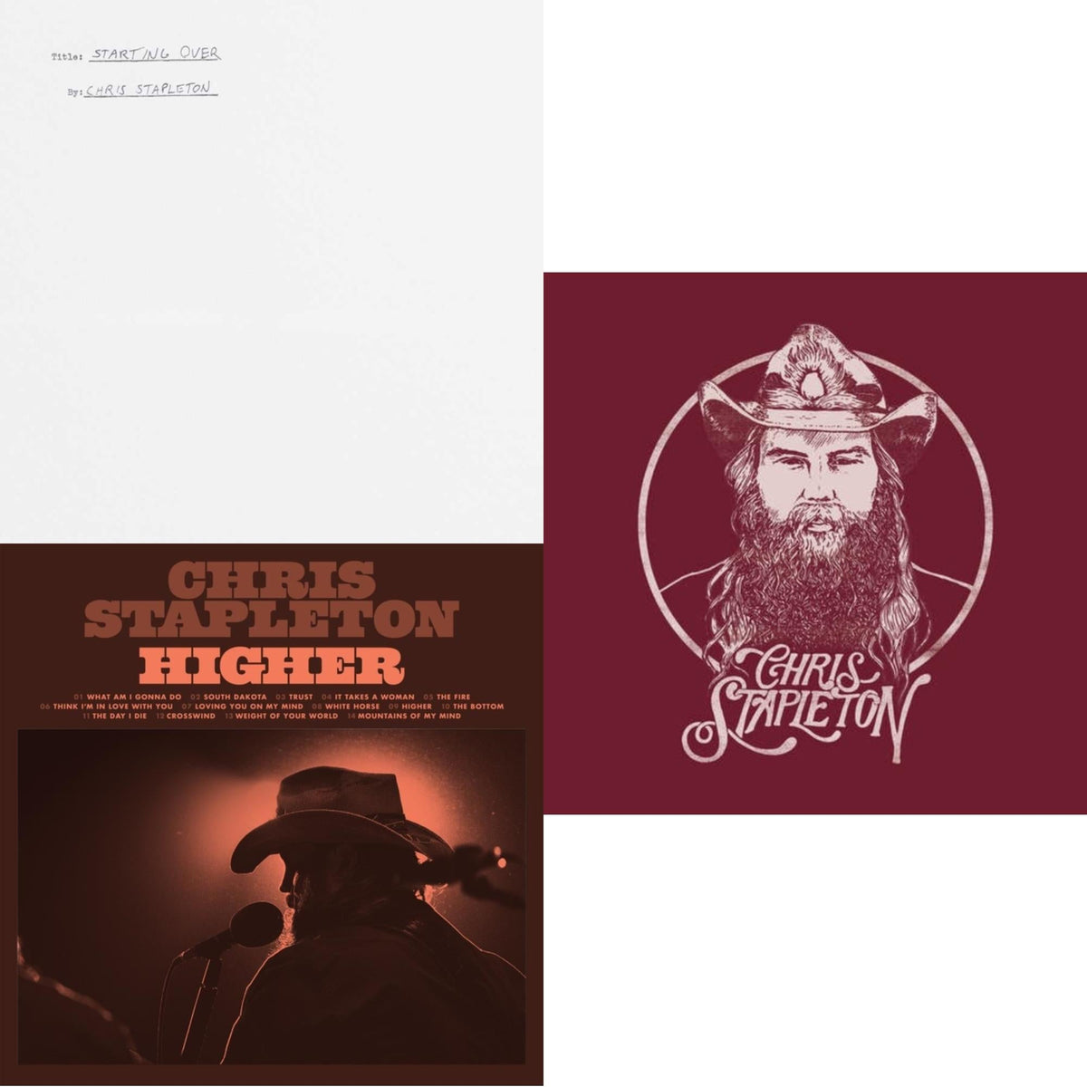 Starting Over (2LP/180G) & Higher (2LP/180G) & From A Room: Volume 2