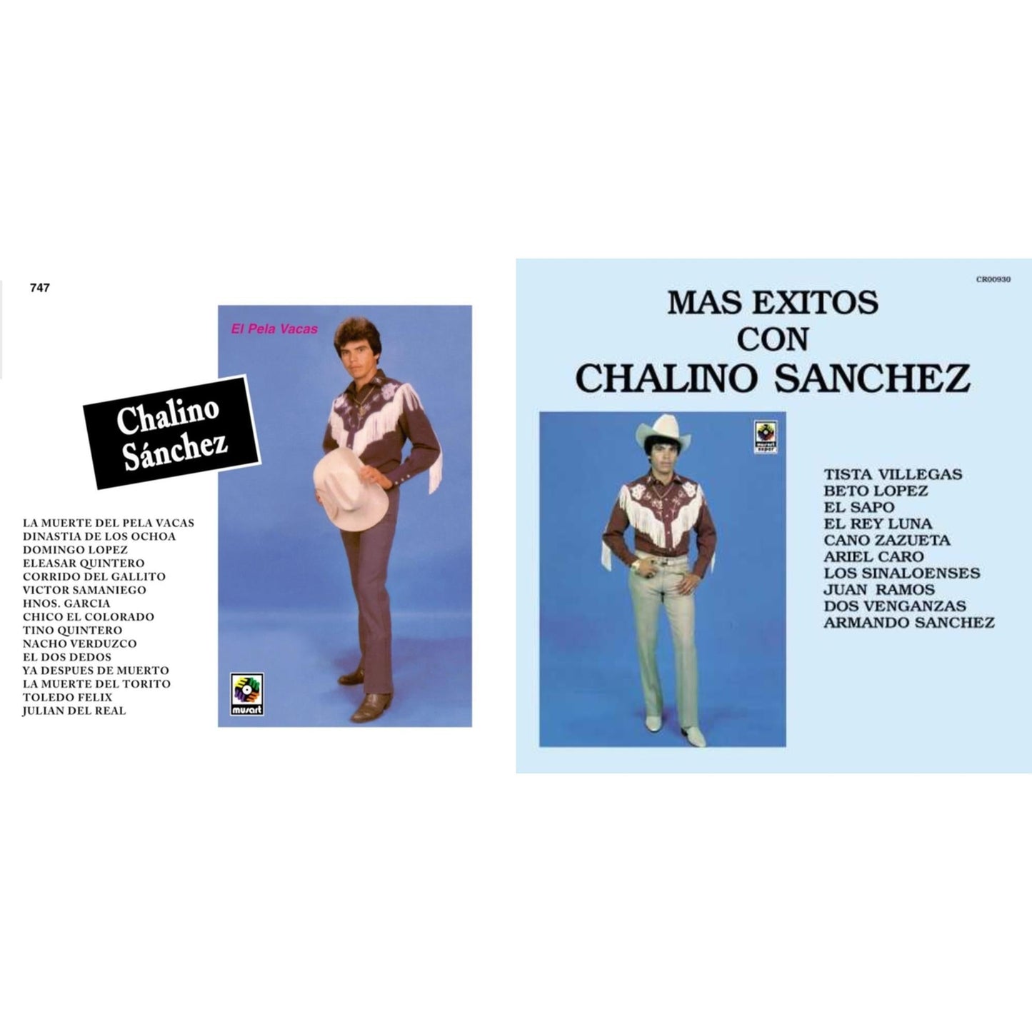 Pela Vacas & Mas Exitos Con Chalino Sanchez