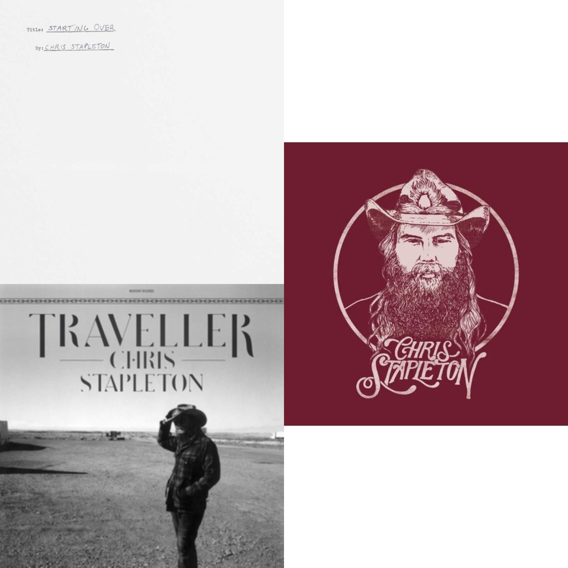 This is a 3 LP Vinyl SKU bundle.
1.This LP Vinyl is brand new.Format: LP VinylMusic Style: CountryThis item's title is: Starting Over (2LP/180G)Artist: Chris StapletonLabel: MERCURY NASHVILLEBarcode: 602435030074Release Date: 11/13/2020
2.This LP Vinyl is brand new.