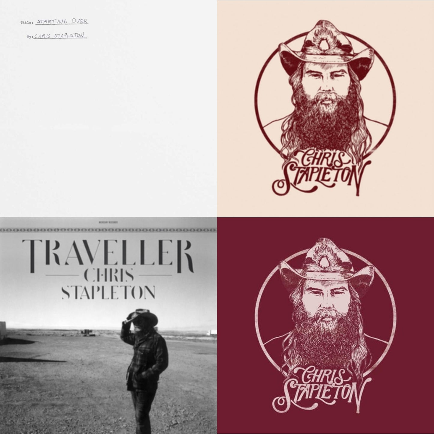 This is a 4 LP Vinyl SKU bundle.
1.This LP Vinyl is brand new.Format: LP VinylMusic Style: CountryThis item's title is: Starting Over (2LP/180G)Artist: Chris StapletonLabel: MERCURY NASHVILLEBarcode: 602435030074Release Date: 11/13/2020
2.This LP Vinyl is brand new.