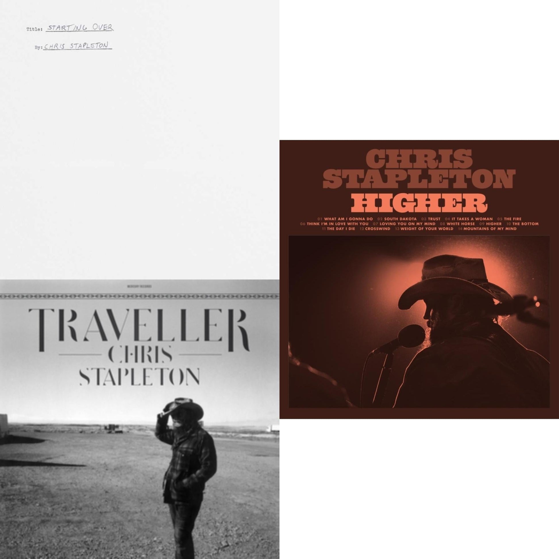 This is a 3 LP Vinyl SKU bundle.
1.This LP Vinyl is brand new.Format: LP VinylMusic Style: CountryThis item's title is: Starting Over (2LP/180G)Artist: Chris StapletonLabel: MERCURY NASHVILLEBarcode: 602435030074Release Date: 11/13/2020
2.This LP Vinyl is brand new.