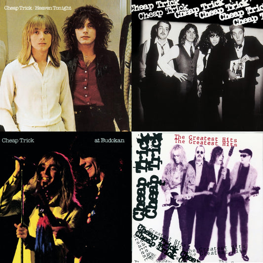 This is a 4 CD SKU bundle.
1.This CD is brand new.Format: CDMusic Style: Power PopThis item's title is: Heaven TonightArtist: Cheap TrickLabel: SONY SPECIAL MARKETINGBarcode: 886972378527Release Date: 2/5/2008
2.This CD is brand new.