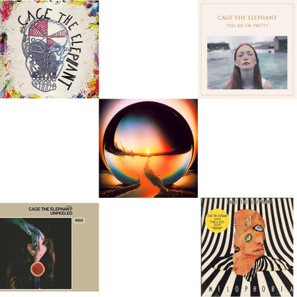 Neon Pill & Cage The Elephant (180G) & Tell Me I'm Pretty (180G/Dl Card/Gatefold) & Melophobia (180G/Dl Card) & Unpeeled (2LP/140G/Gatefold)