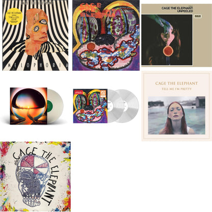 Cage The Elephant - Thank You Happy Birthday (2LP/Utra Clear Vinyl) (Rsd Esstenial) & Neon Pill (Milky Clear LP Vinyl) (I) & Cage The Elephant (180G) & Thank You Happy Birthday & Tell Me I'm Pretty (180G/Dl Card/Gatefold) & Melophobia (180G/Dl Card)