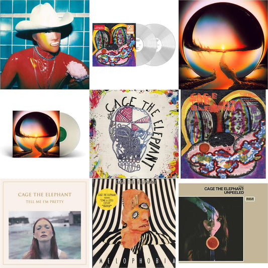 Cage The Elephant - Social Cues (140G/Dl Insert) & Thank You Happy Birthday (2LP/Utra Clear Vinyl) (Rsd Esstenial) & Neon Pill & Neon Pill (Milky Clear LP Vinyl) (I) & Cage The Elephant (180G) & Thank You Happy Birthday & Tell Me I'm Pretty (180G/Dl