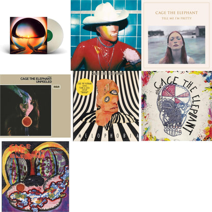 Social Cues (140G/Dl Insert) & Neon Pill (Milky Clear LP Vinyl) (I) & Cage The Elephant (180G) & Thank You Happy Birthday & Tell Me I'm Pretty (180G/Dl Card/Gatefold) & Melophobia (180G/Dl Card) & Unpeeled (2LP/140G/Gatefold)
