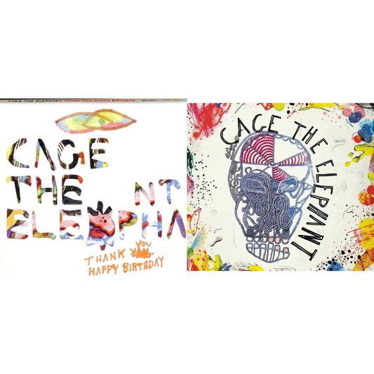 This is a 2 CD SKU bundle.
1.This CD is brand new.Format: CDMusic Style: Alternative RockThis item's title is: Thank You Happy BirthdayArtist: Cage The ElephantLabel: LEGACYBarcode: 886978142122Release Date: 1/11/2011
2.This CD is brand new.