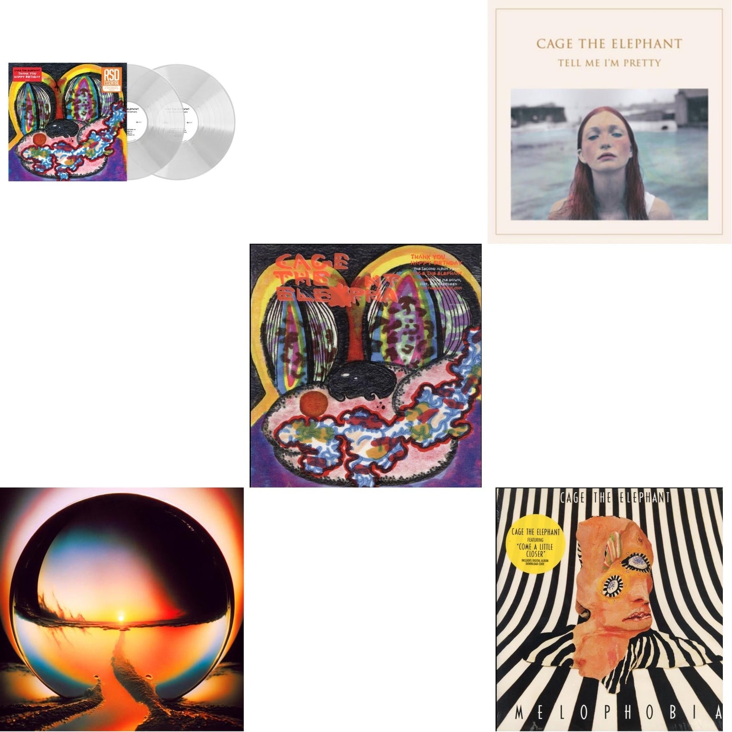 Thank You Happy Birthday (2LP/Utra Clear Vinyl) (Rsd Esstenial) & Neon Pill & Thank You Happy Birthday & Tell Me I'm Pretty (180G/Dl Card/Gatefold) & Melophobia (180G/Dl Card)
