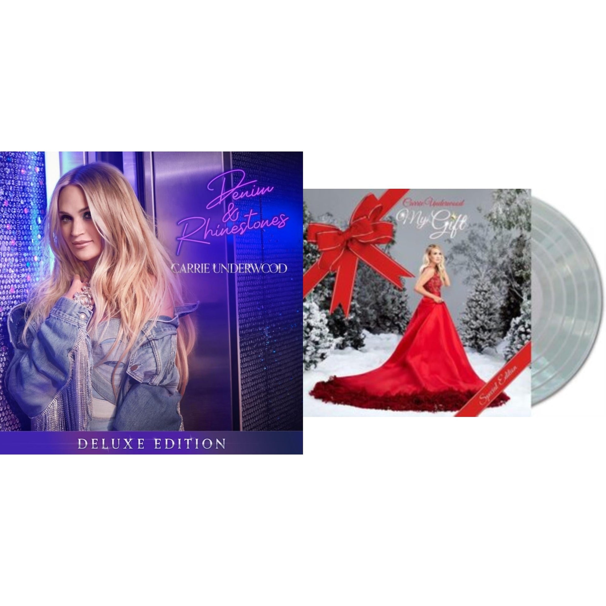 This is a 2 LP Vinyl SKU bundle.
1.This LP Vinyl is brand new.Format: LP VinylMusic Style: CountryThis item's title is: My Gift (Special Edition) (Crystal Clear Vinyl/2LP)Artist: Carrie UnderwoodLabel: CAPITOL NASHVILLEBarcode: 602435968704Release Date: 11/5/2021
2.