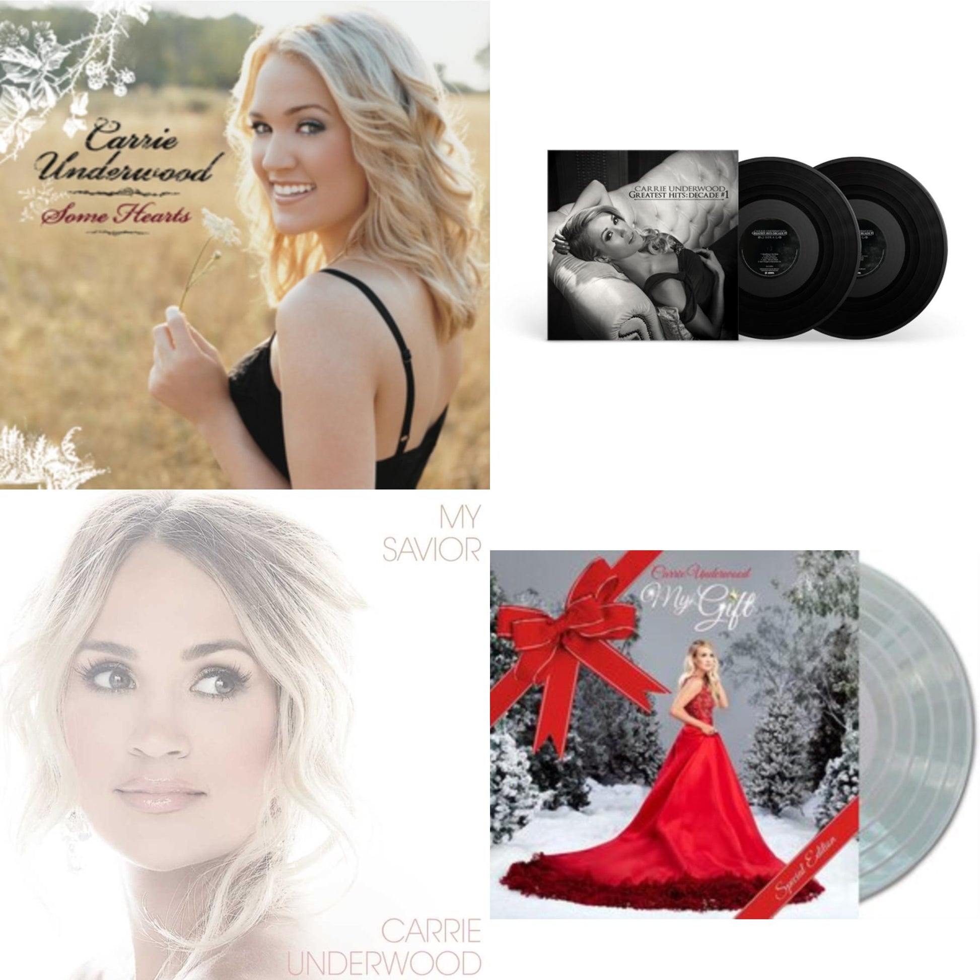 This is a 4 LP Vinyl SKU bundle.
1.This LP Vinyl is brand new.Format: LP VinylMusic Style: CountryThis item's title is: Some Hearts (2LP)Artist: Carrie UnderwoodLabel: LEGACYBarcode: 194397372717Release Date: 6/26/2020
2.This LP Vinyl is brand new.
