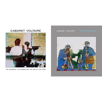 Cabaret Voltaire - Covenant, The Sword & The Arm Of The Lord (Limited Edition/White LP Vinyl) & Crackdown (Limited Edition/Grey LP Vinyl)