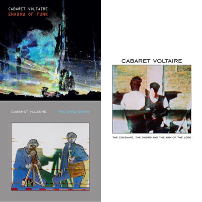 Cabaret Voltaire - Shadow Of Funk & Crackdown (Limited Edition/Grey LP Vinyl) & Covenant, The Sword & The Arm Of The Lord (Limited Edition/White LP Vinyl)