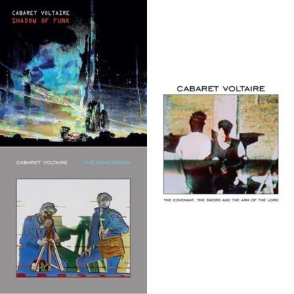 Cabaret Voltaire - Shadow Of Funk & Crackdown (Limited Edition/Grey LP Vinyl) & Covenant, The Sword & The Arm Of The Lord (Limited Edition/White LP Vinyl)
