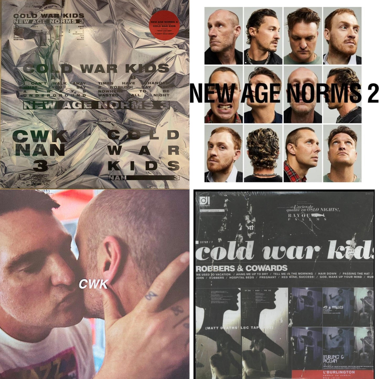 New Age Norms 3 & New Age Norms 2 & Cold War Kids (Navy Blue LP Vinyl) & Robbers & Cowards