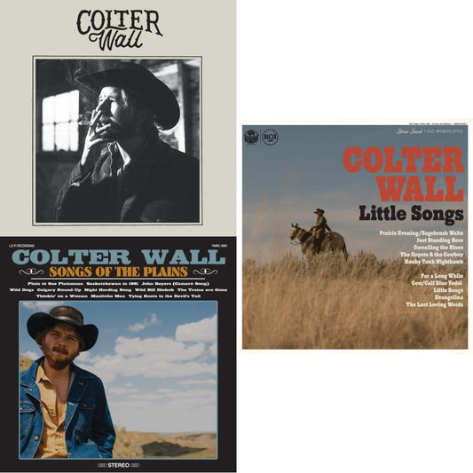 This is a 3 LP Vinyl SKU bundle.
1.This LP Vinyl is brand new.Format: LP VinylThis item's title is: Colter Wall (Red LP Vinyl)Artist: Colter WallBarcode: 196588300219Release Date: 1/19/2024
2.This LP Vinyl is brand new.