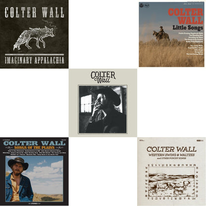 This is a 5 LP Vinyl SKU bundle.
1.This LP Vinyl is brand new.Format: LP VinylThis item's title is: Imaginary Appalachia (Red LP Vinyl)Artist: Colter WallBarcode: 196588300110Release Date: 1/19/2024
2.This LP Vinyl is brand new.