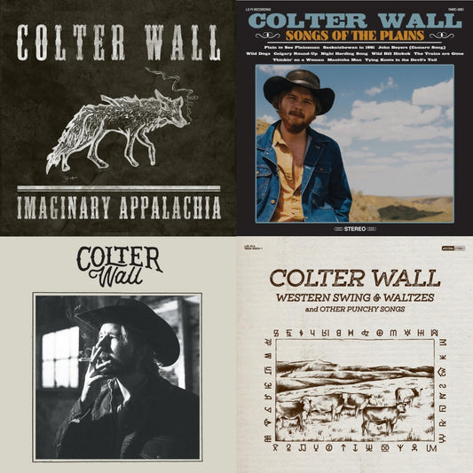 This is a 4 LP Vinyl SKU bundle.
1.This LP Vinyl is brand new.Format: LP VinylThis item's title is: Imaginary Appalachia (Red LP Vinyl)Artist: Colter WallBarcode: 196588300110Release Date: 1/19/2024
2.This LP Vinyl is brand new.