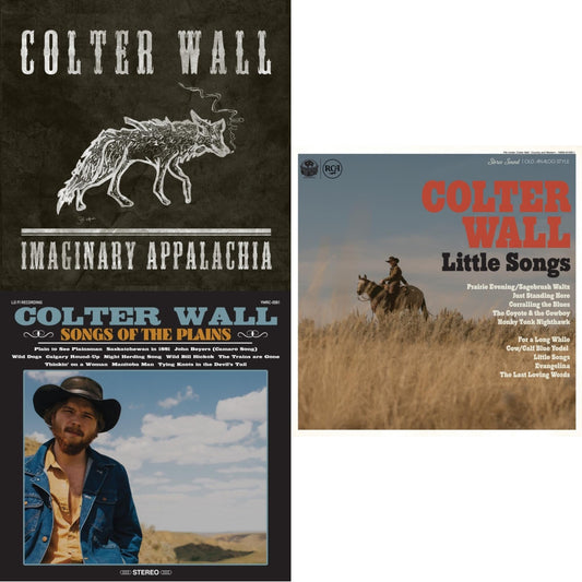 This is a 3 LP Vinyl SKU bundle.
1.This LP Vinyl is brand new.Format: LP VinylMusic Style: CountryThis item's title is: Little SongsArtist: Colter WallLabel: RCABarcode: 196588103810Release Date: 7/14/2023
2.This LP Vinyl is brand new.