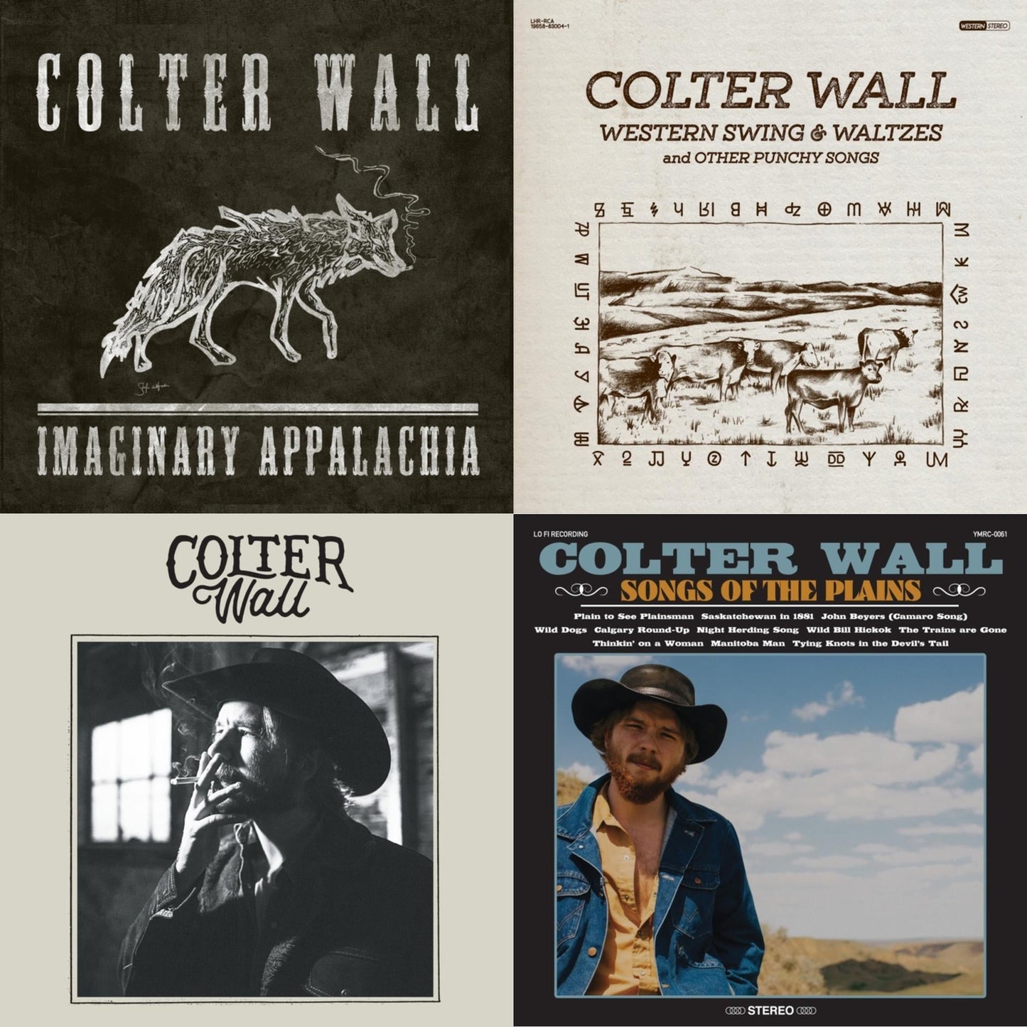 This is a 4 LP Vinyl SKU bundle.
1.This LP Vinyl is brand new.Format: LP VinylThis item's title is: Imaginary Appalachia (Red LP Vinyl)Artist: Colter WallBarcode: 196588300110Release Date: 1/19/2024
2.This LP Vinyl is brand new.