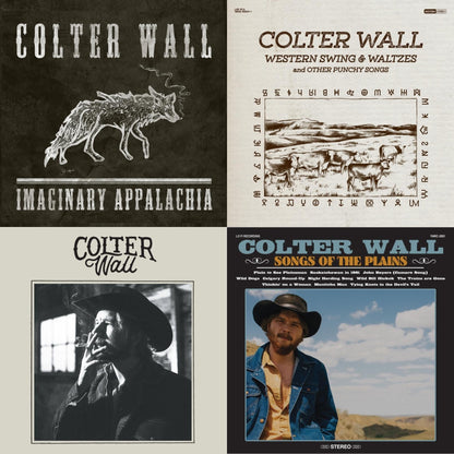 This is a 4 LP Vinyl SKU bundle.
1.This LP Vinyl is brand new.Format: LP VinylThis item's title is: Imaginary Appalachia (Red LP Vinyl)Artist: Colter WallBarcode: 196588300110Release Date: 1/19/2024
2.This LP Vinyl is brand new.