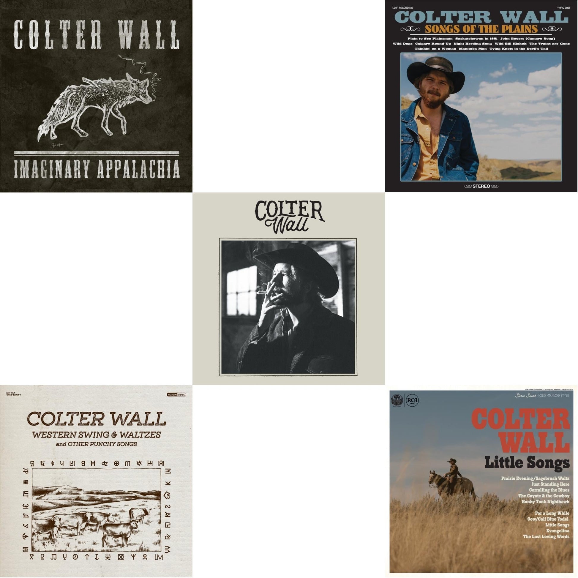 This is a 5 LP Vinyl SKU bundle.
1.This LP Vinyl is brand new.Format: LP VinylThis item's title is: Imaginary Appalachia (Red LP Vinyl)Artist: Colter WallBarcode: 196588300110Release Date: 1/19/2024
2.This LP Vinyl is brand new.