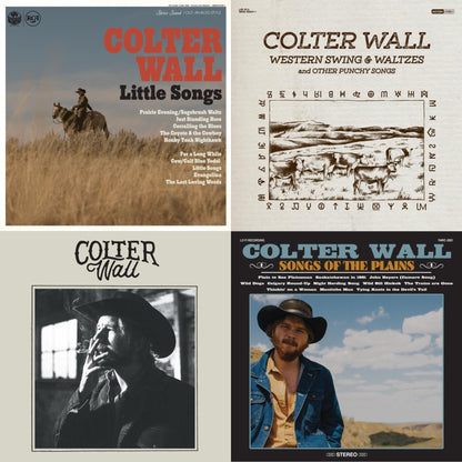 This is a 4 LP Vinyl SKU bundle.
1.This LP Vinyl is brand new.Format: LP VinylMusic Style: CountryThis item's title is: Little SongsArtist: Colter WallLabel: RCABarcode: 196588103810Release Date: 7/14/2023
2.This LP Vinyl is brand new.