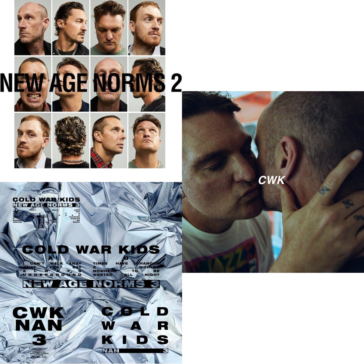 Cold War Kids - New Age Norms 3 & New Age Norms 2 & Cold War Kids (Navy Blue LP Vinyl)