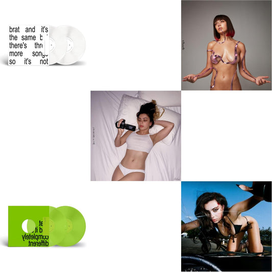 This is a 5 LP Vinyl SKU bundle.
1.This LP Vinyl is brand new.Format: LP VinylMusic Style: Future PopThis item's title is: Brat & It's The Same But There's Three More Songs So It's Not (2LP/White Vinyl)Artist: Charli XcxLabel: AtlanticBarcode: 075678603983Release Date: 11/8/2024
2.